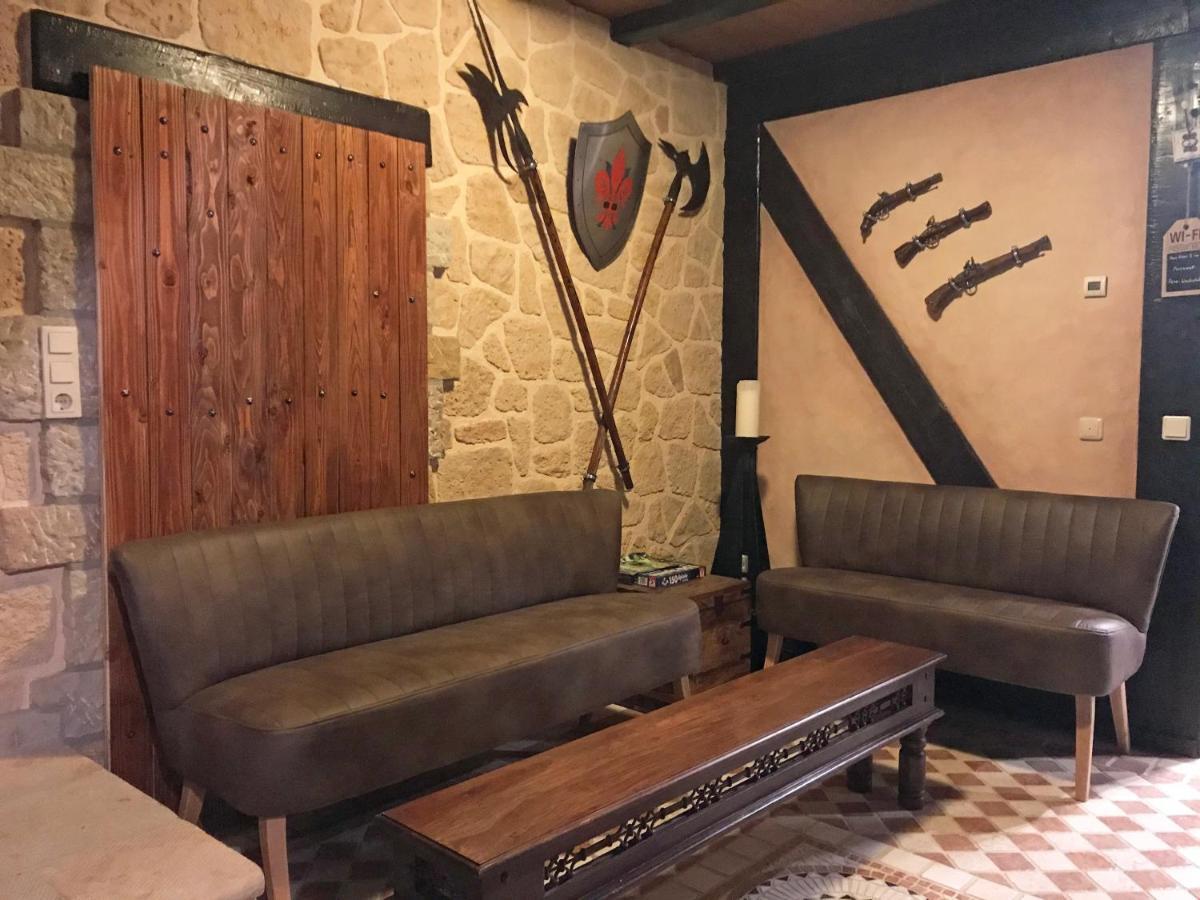 Ferienwohnung Wachstube Mit 3 Schlafraeumen Im Rittergut Leppersdorf Wachau المظهر الخارجي الصورة